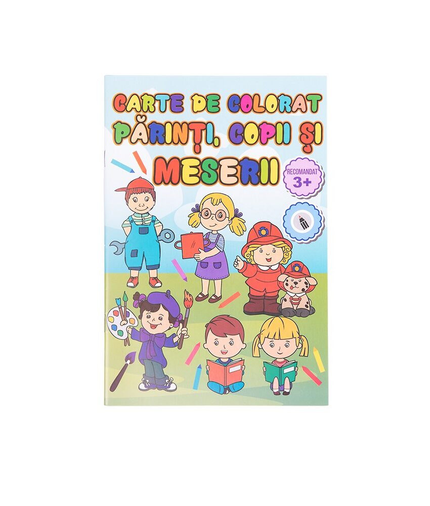 carte de colorat a5 meserii