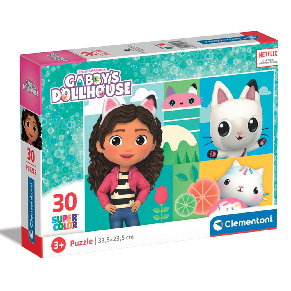 puzzle 30 piese gabby dollhouse clementoni