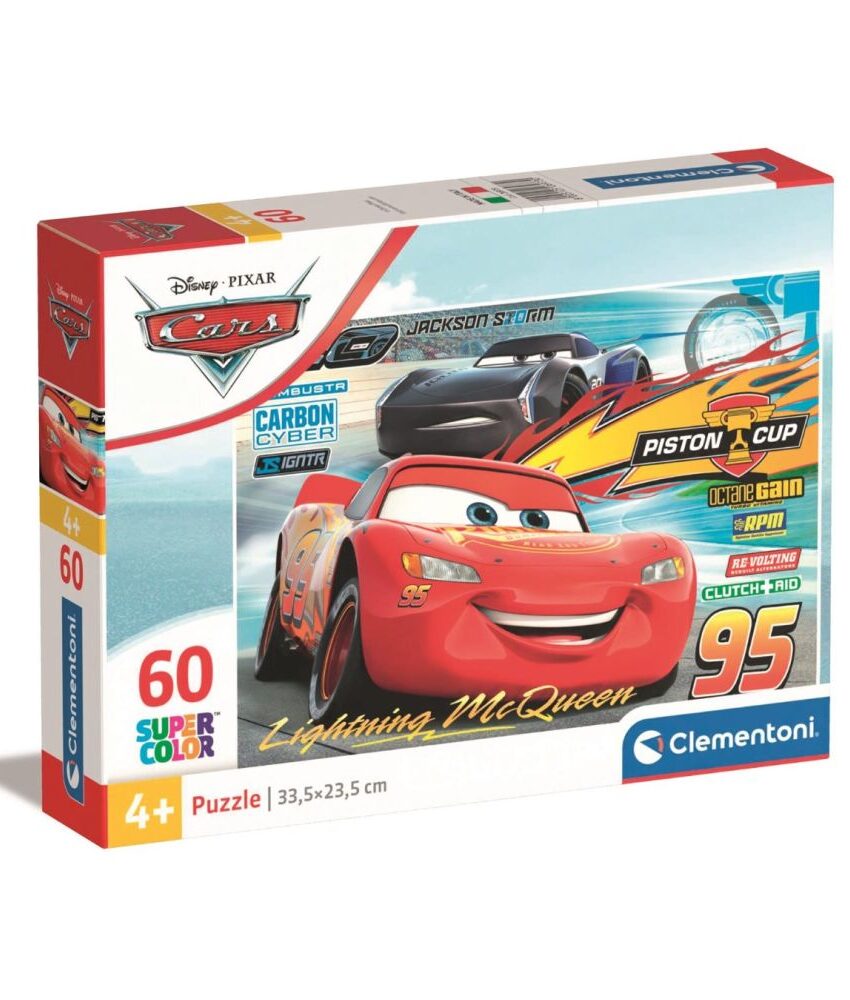 puzzle 60 piese-cars clementoni