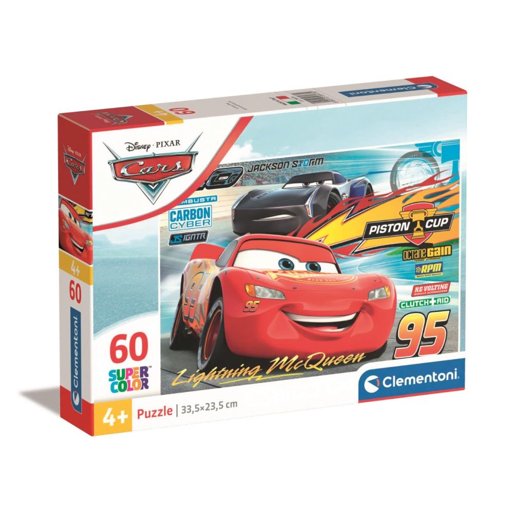 puzzle 60 piese-cars clementoni