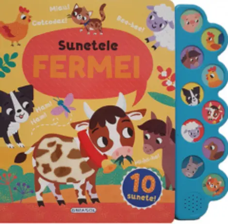 carte cu sunete sunetele fermei