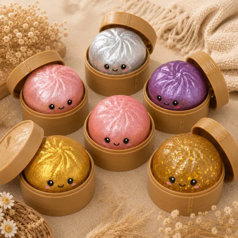 squishy dumpling glitter