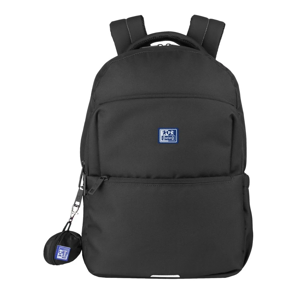 Rucsac Oxford B-Ready negru 42 cm + husa ploaie inclusa