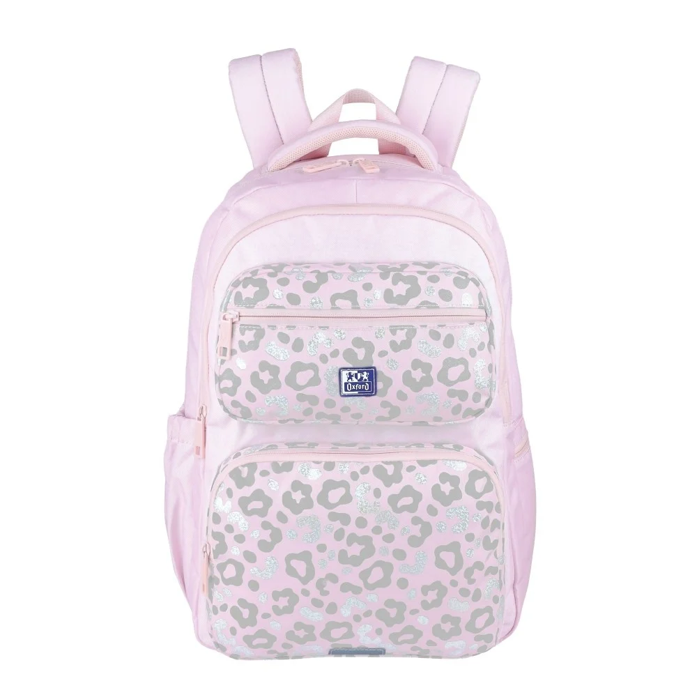 Ghiozdan Oxford Dream Tech Holo Pink Animal 44 cm