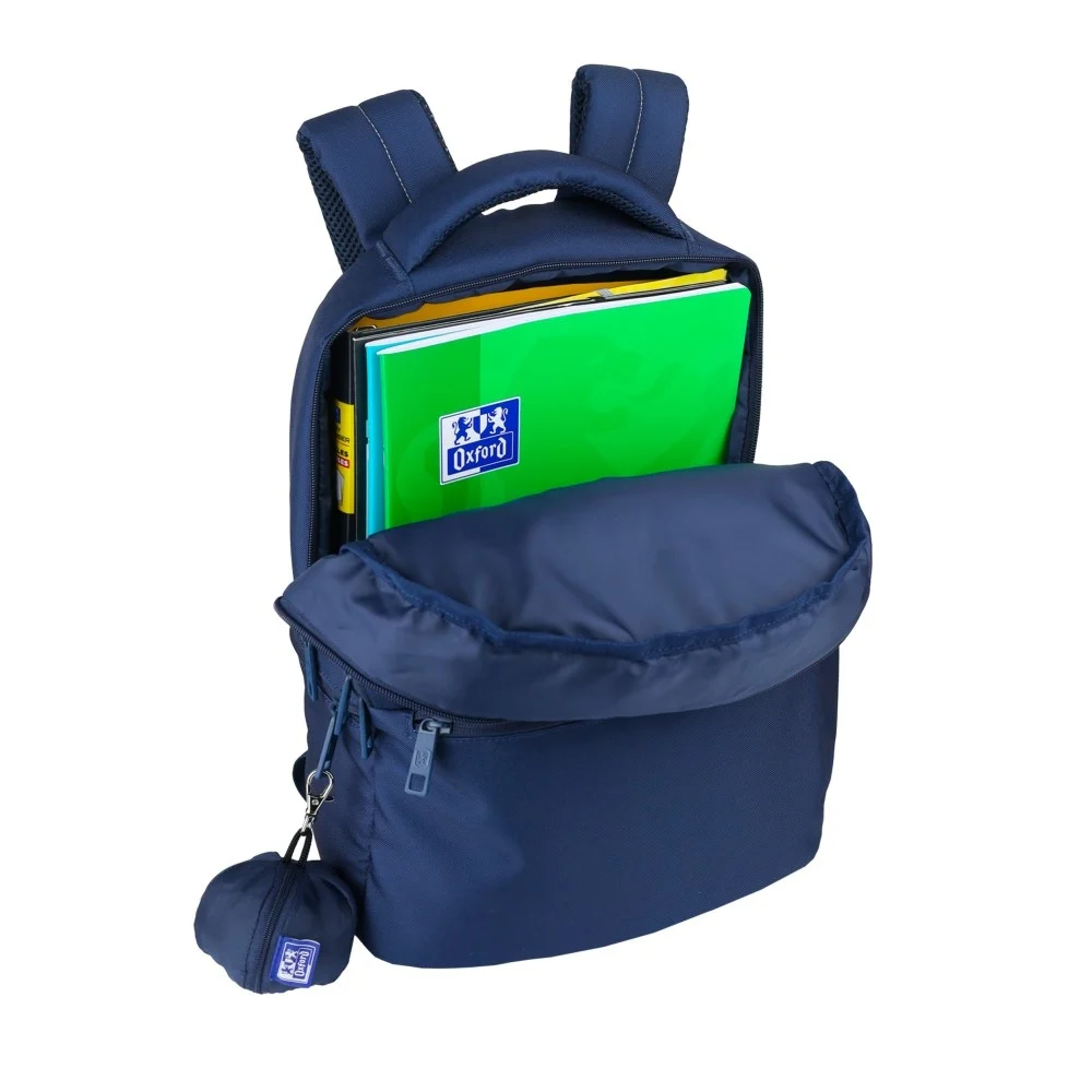 Rucsac Oxford B-Ready albastru 42 cm +husa ploaie inclusa - imagine 4