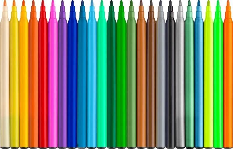 Carioca 18+6 culori Dinozauri Faber Castell - imagine 2