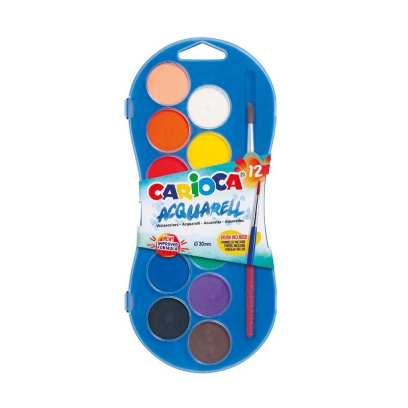 acuarele 12 culori carioca acquarelle