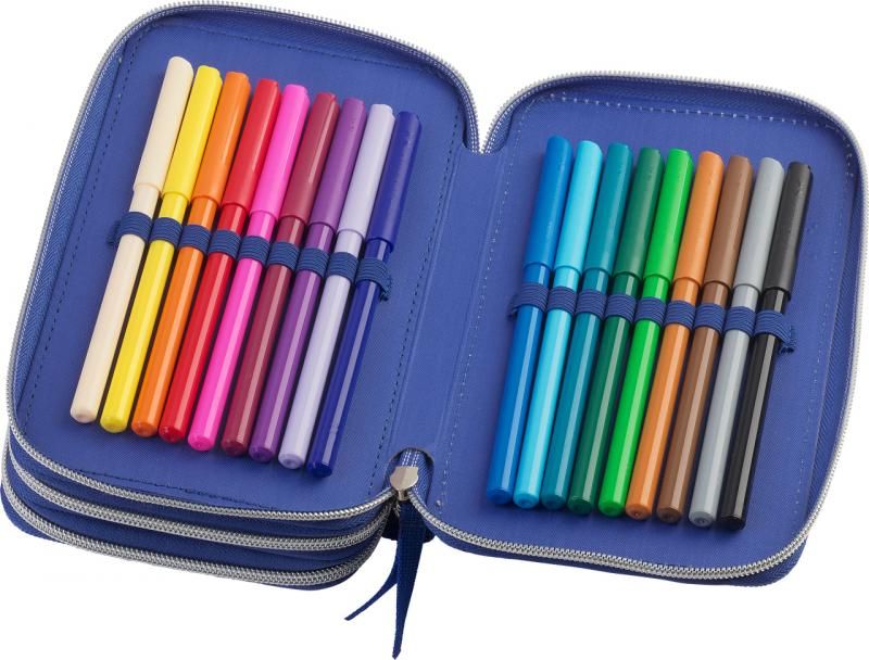 Penar echipat 3 fermoare Dinozaur Faber Castell - imagine 4