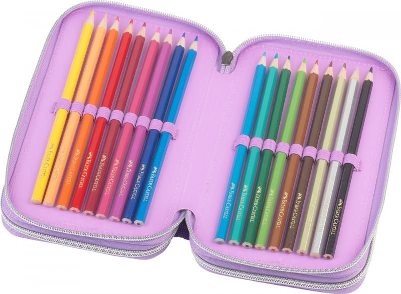 Penar echipat 3 fermoare Unicorn Faber Castell - imagine 3
