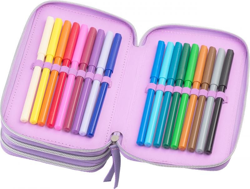 Penar echipat 3 fermoare Unicorn Faber Castell - imagine 4